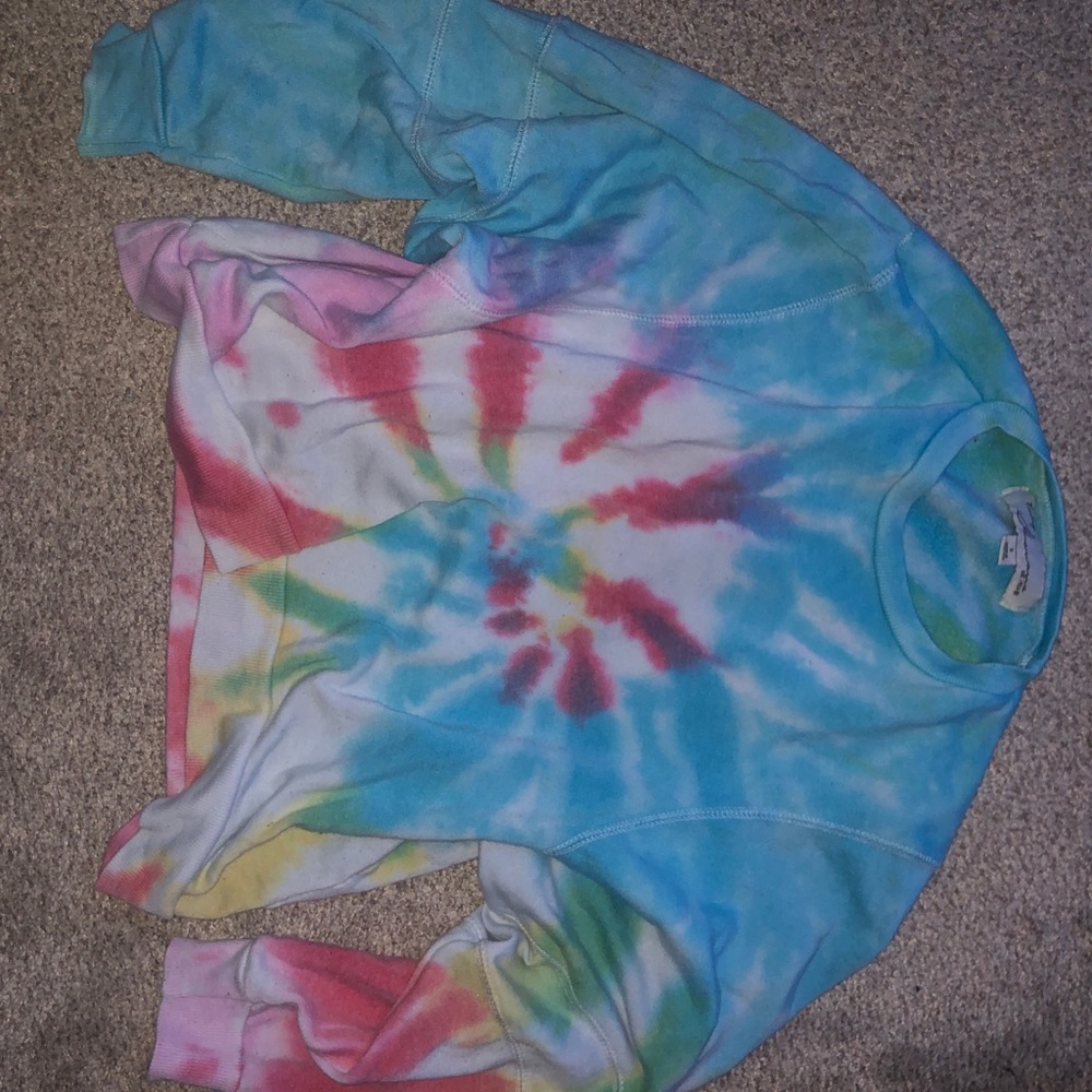 Tie-dye sweater